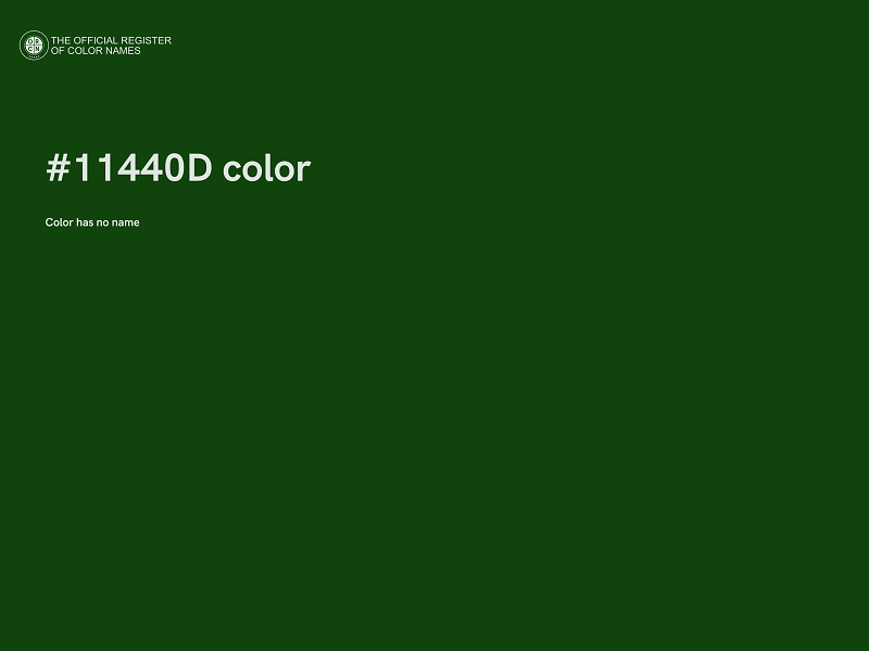 #11440D color image