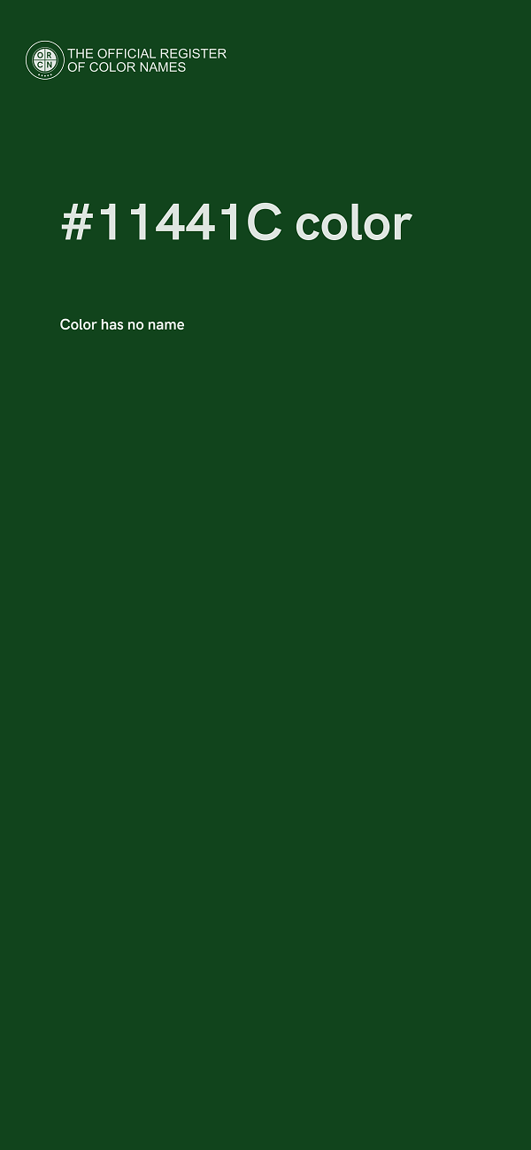 #11441C color image