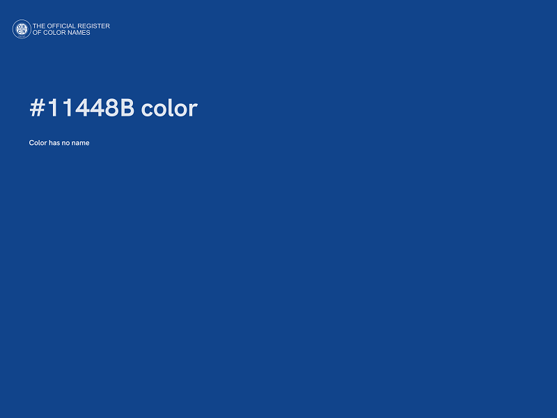 #11448B color image