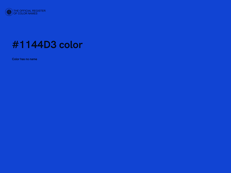 #1144D3 color image