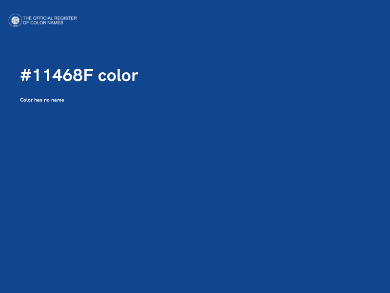 #11468F color image