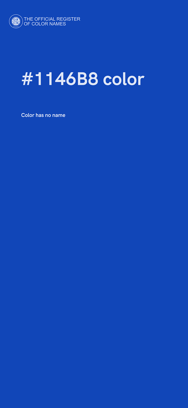#1146B8 color image