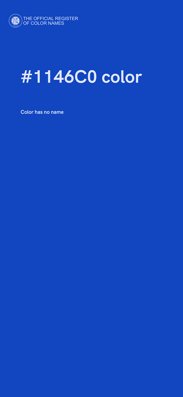 #1146C0 color image