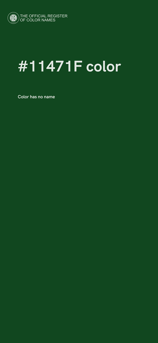 #11471F color image