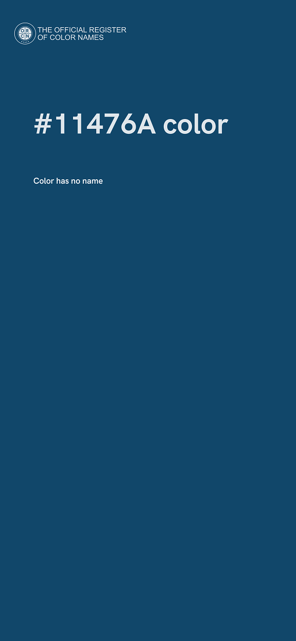 #11476A color image