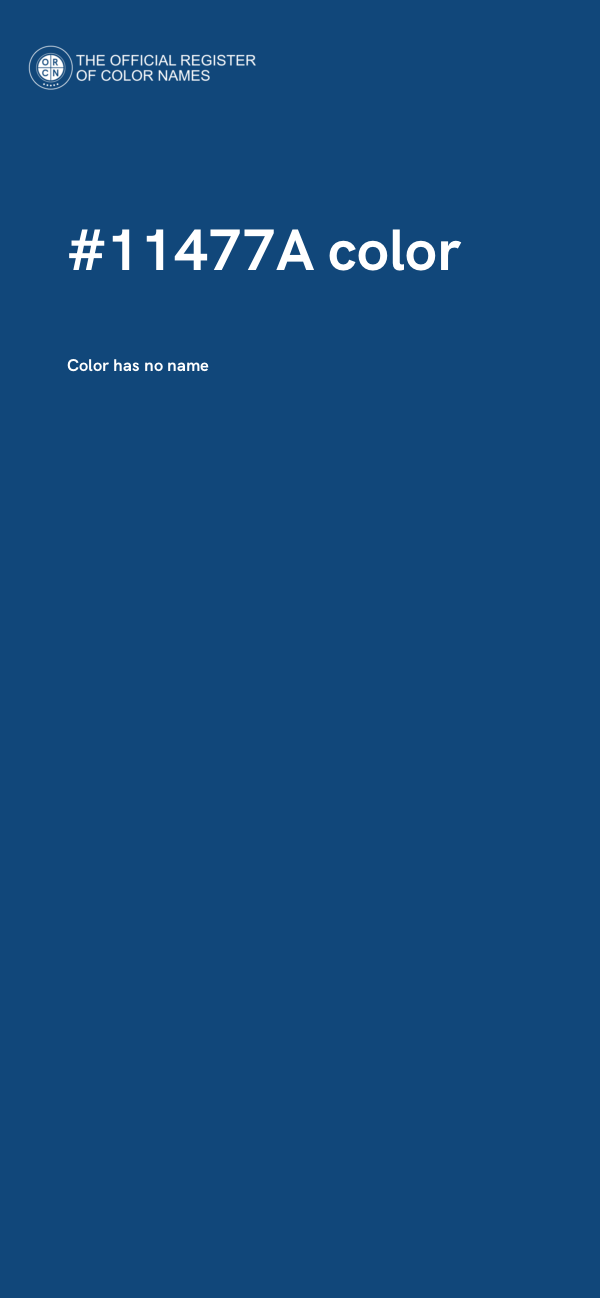 #11477A color image