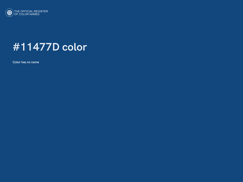 #11477D color image