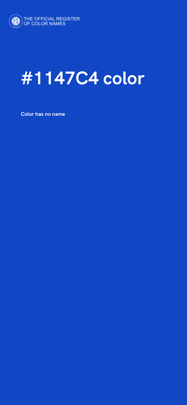 #1147C4 color image
