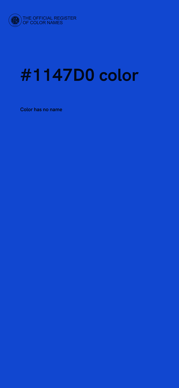 #1147D0 color image