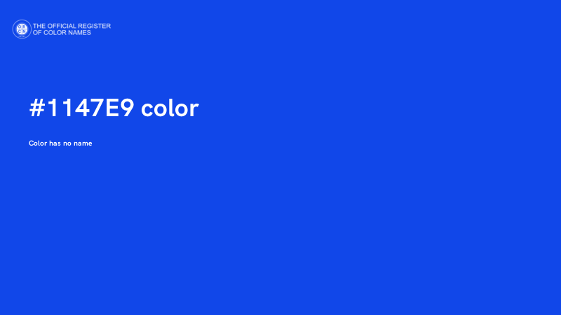 #1147E9 color image