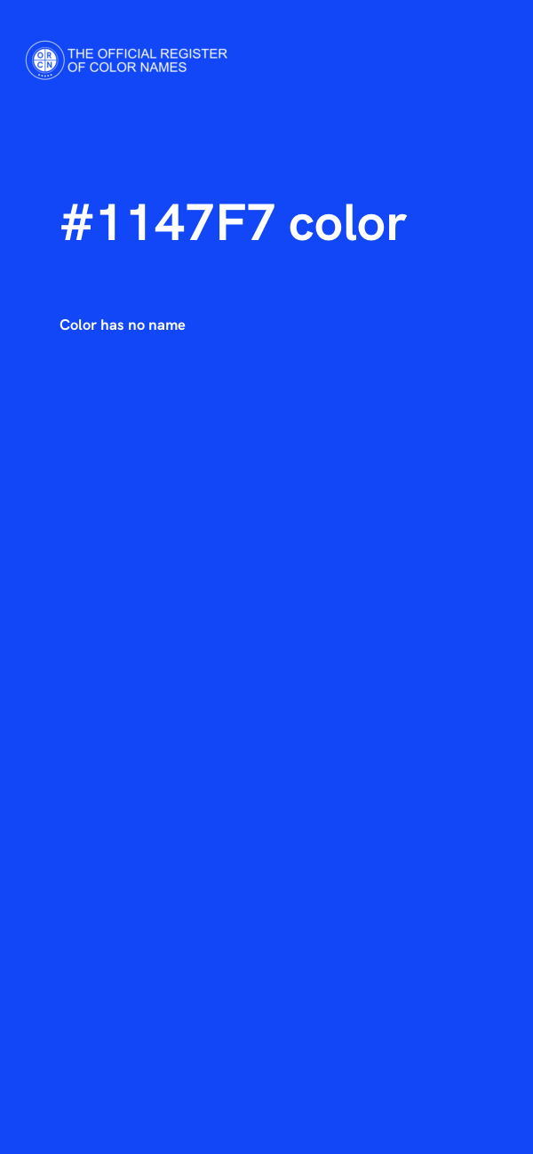 #1147F7 color image