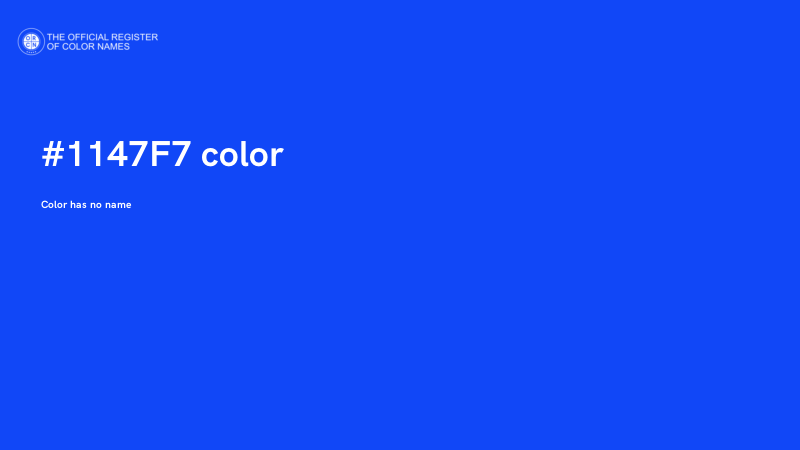 #1147F7 color image