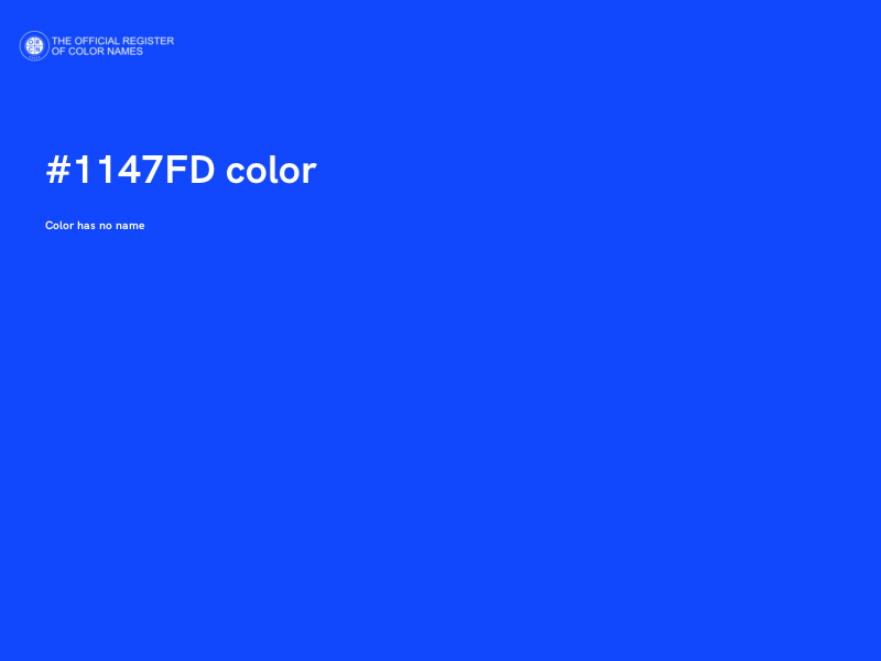 #1147FD color image