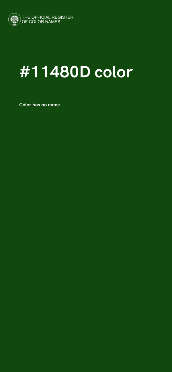 #11480D color image