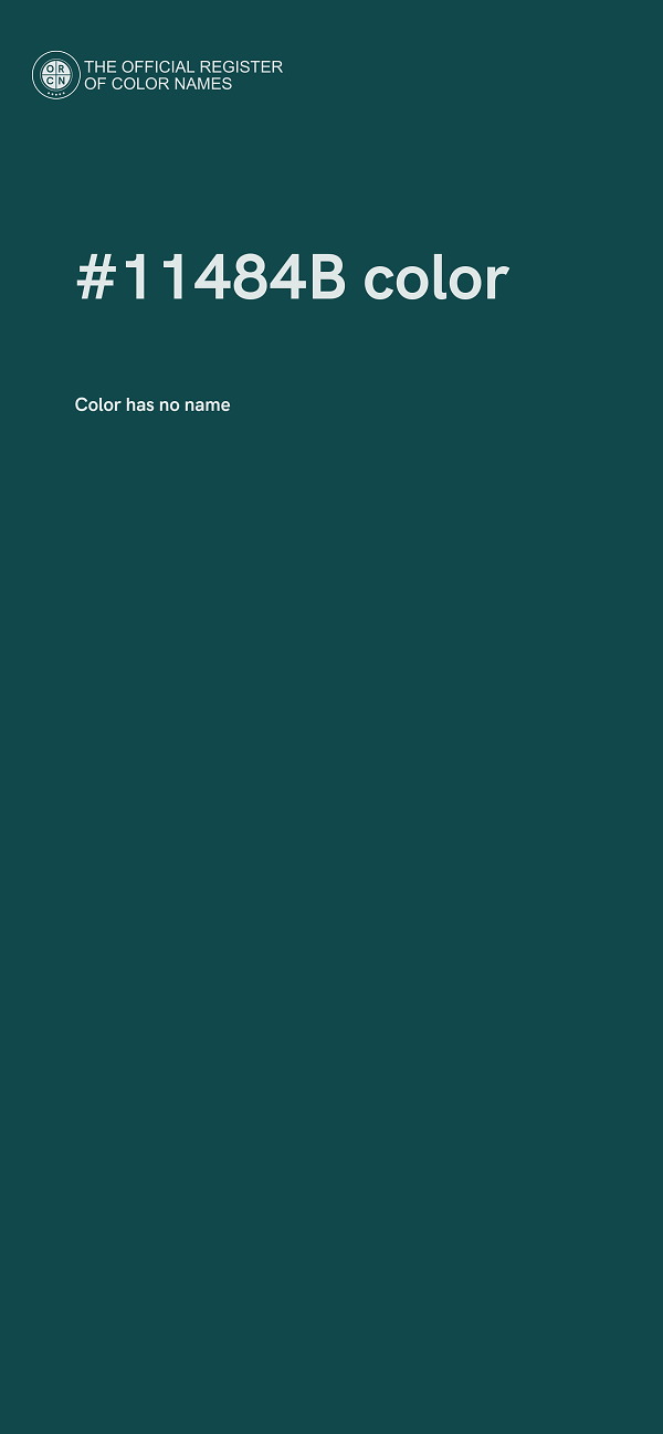 #11484B color image