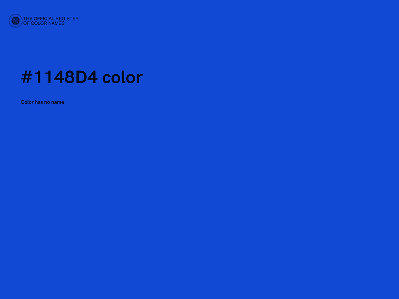 #1148D4 color image