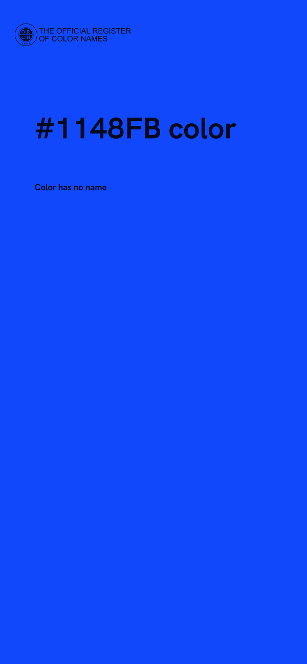 #1148FB color image