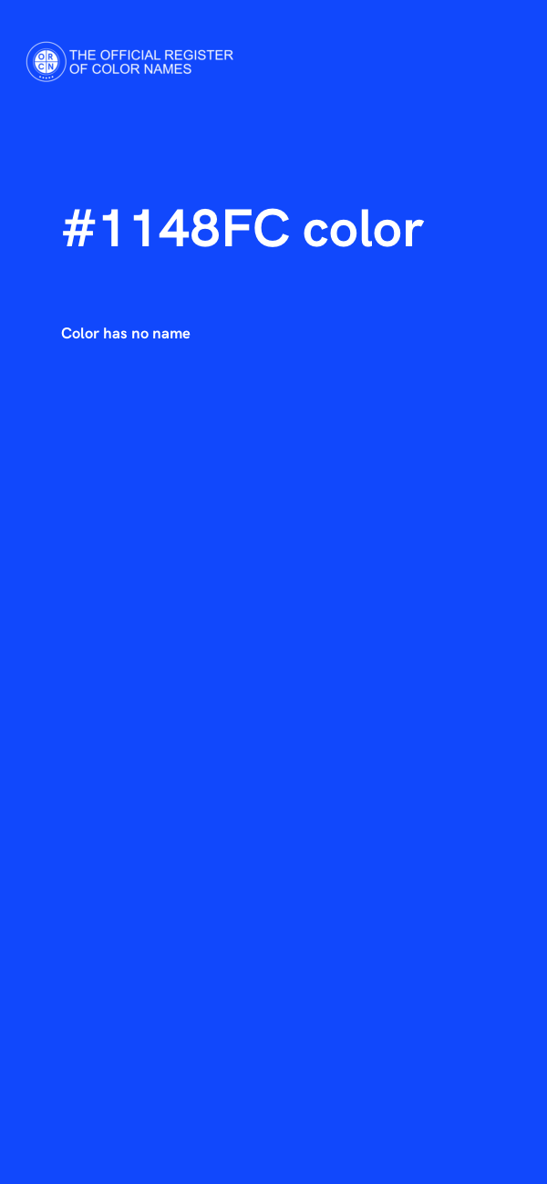 #1148FC color image
