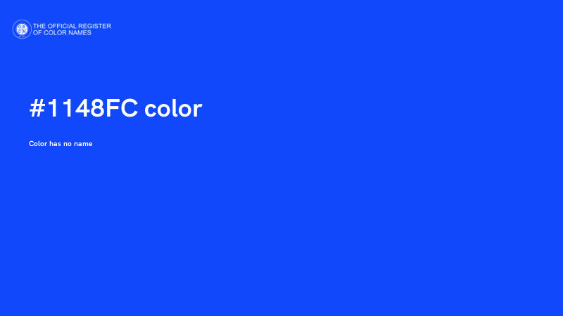 #1148FC color image