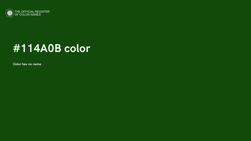 #114A0B color image