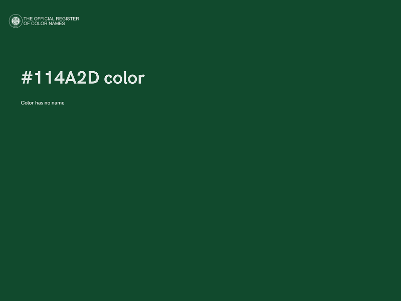 #114A2D color image