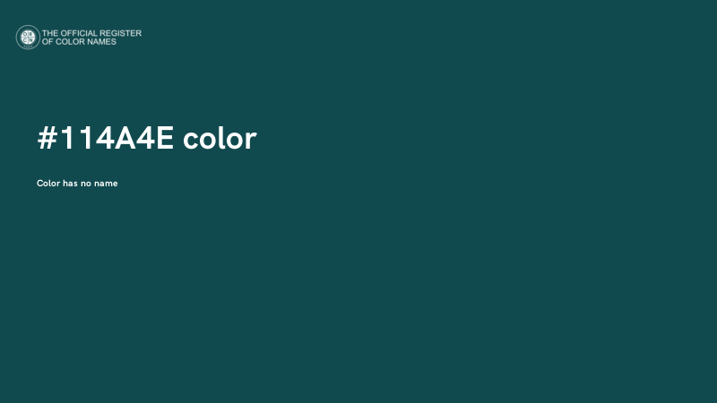 #114A4E color image