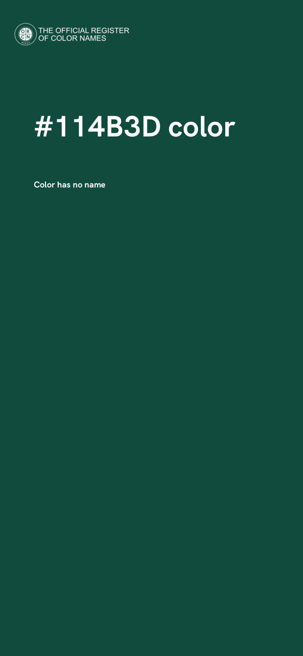 #114B3D color image