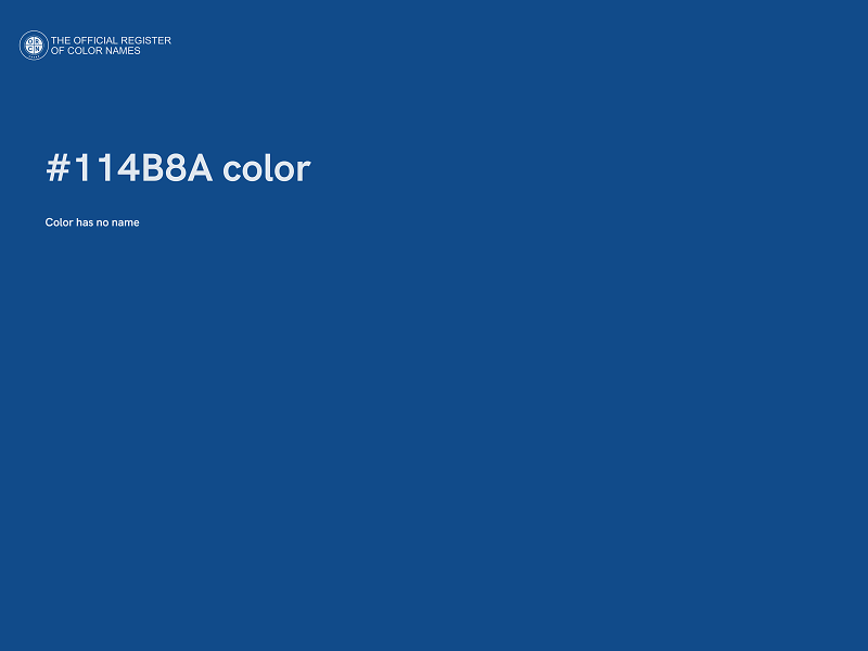 #114B8A color image