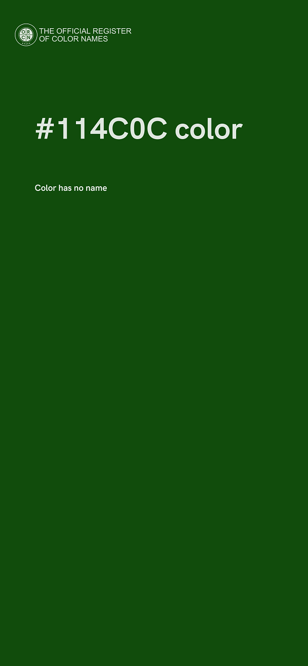 #114C0C color image