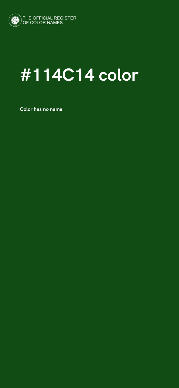 #114C14 color image
