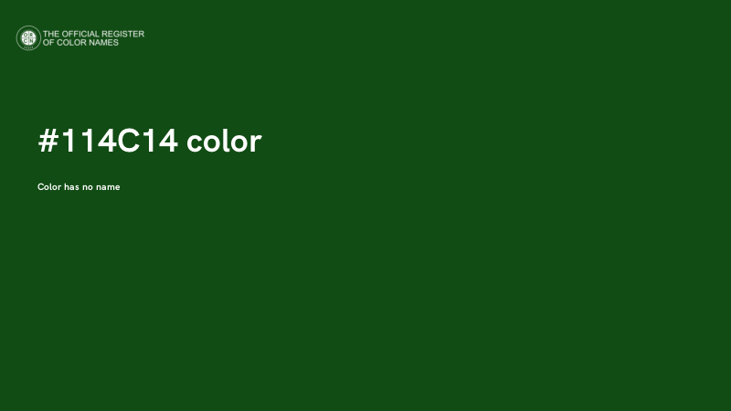 #114C14 color image