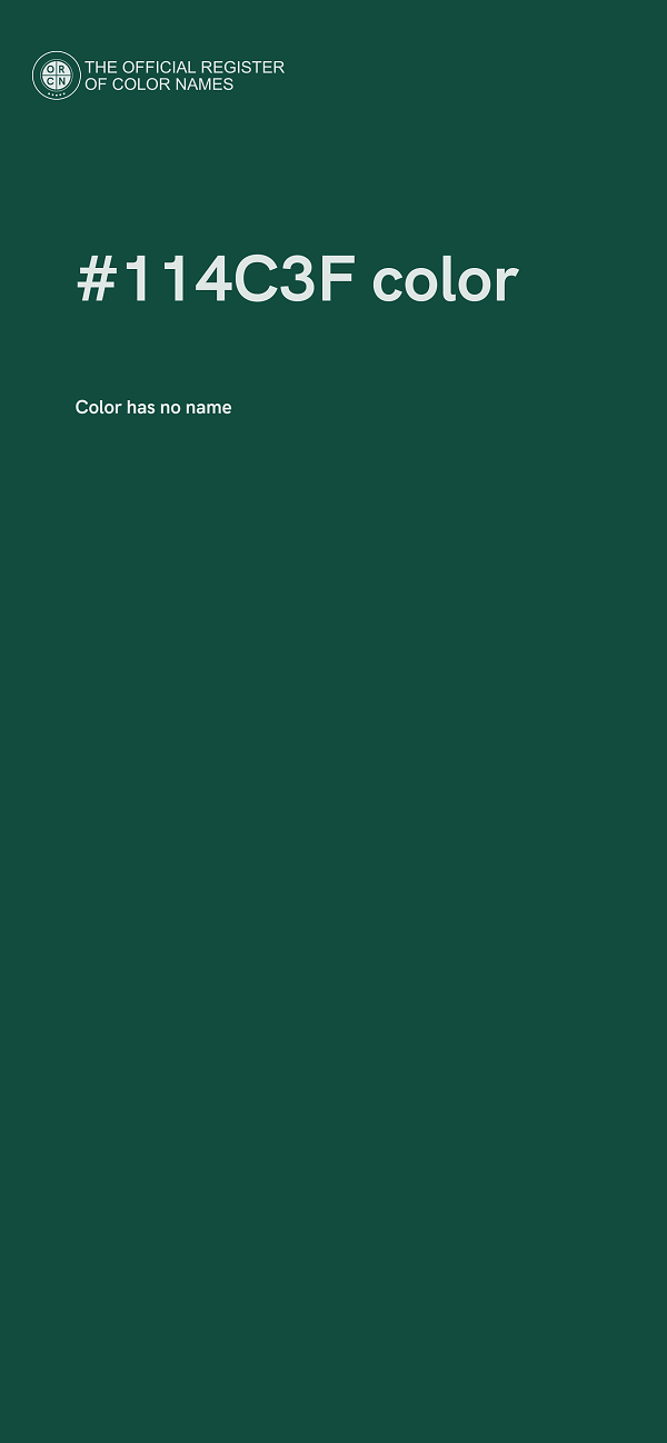 #114C3F color image