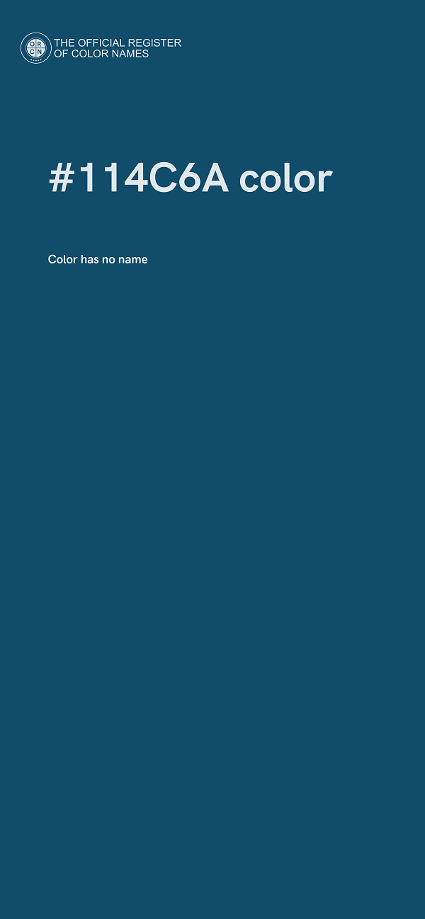 #114C6A color image