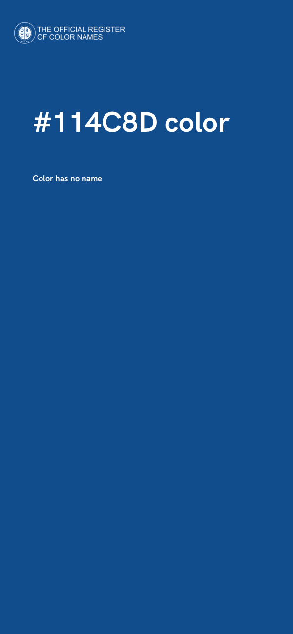 #114C8D color image