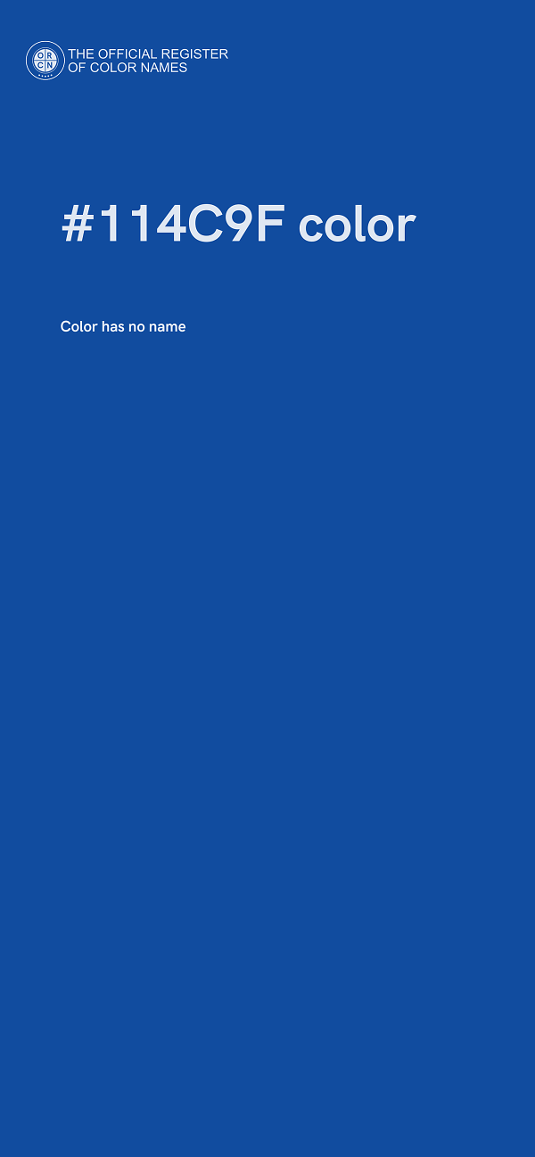 #114C9F color image