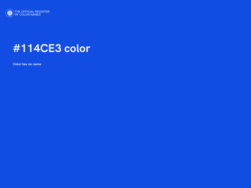 #114CE3 color image