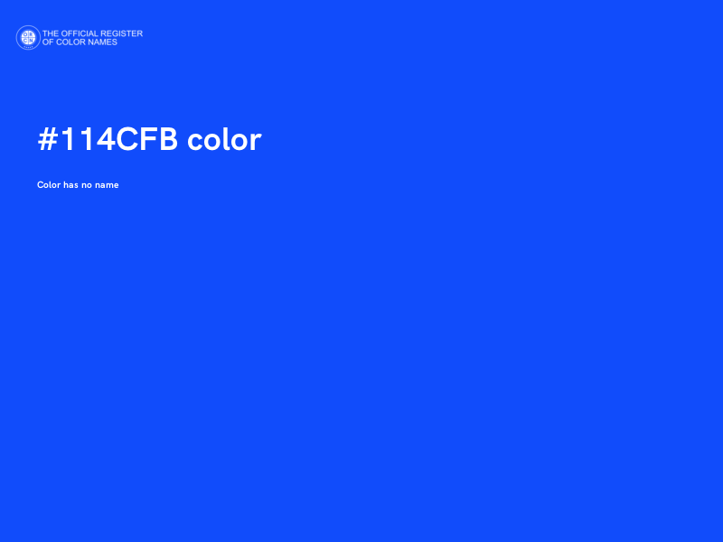 #114CFB color image