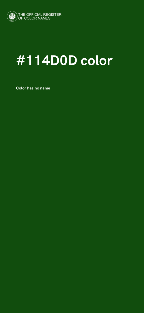 #114D0D color image