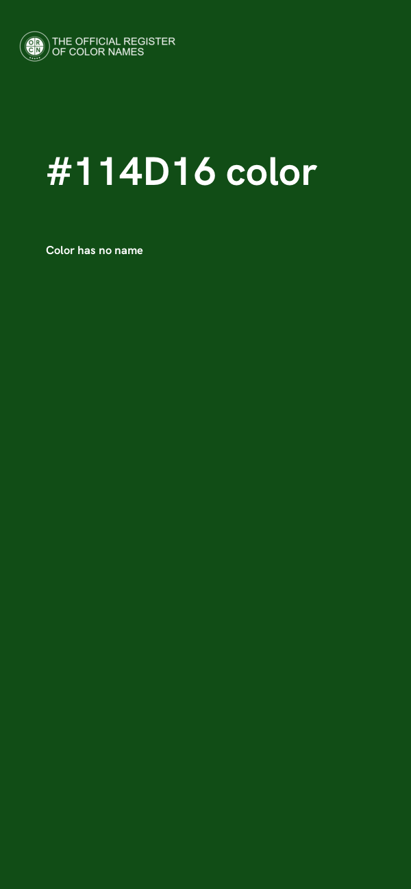 #114D16 color image