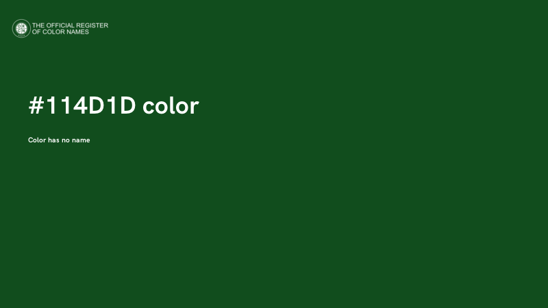 #114D1D color image