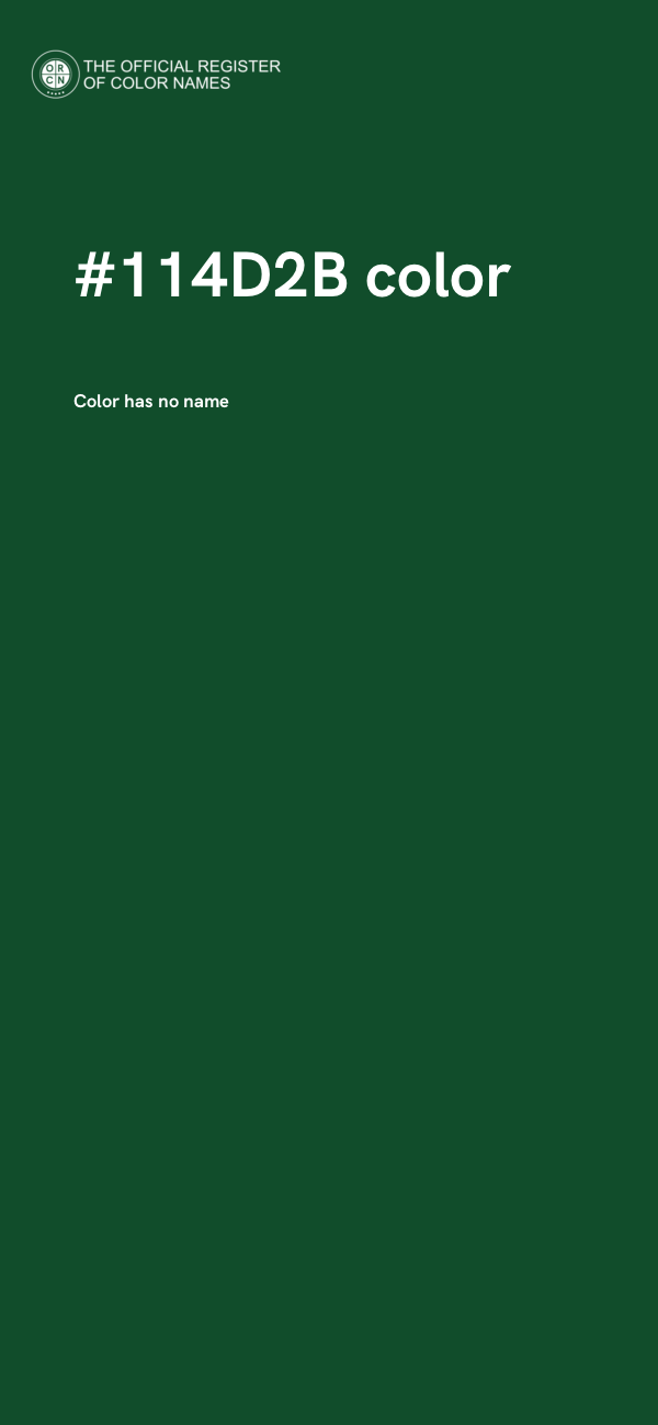 #114D2B color image