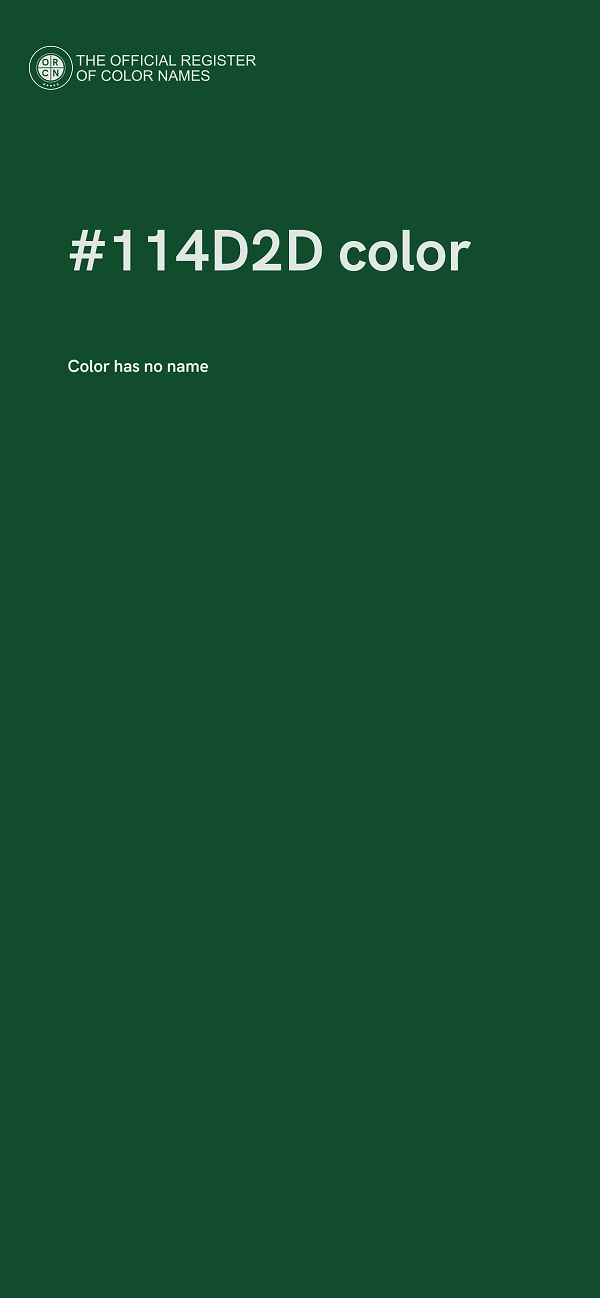 #114D2D color image