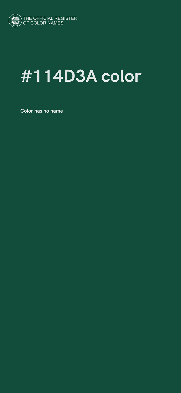 #114D3A color image
