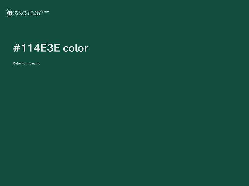 #114E3E color image