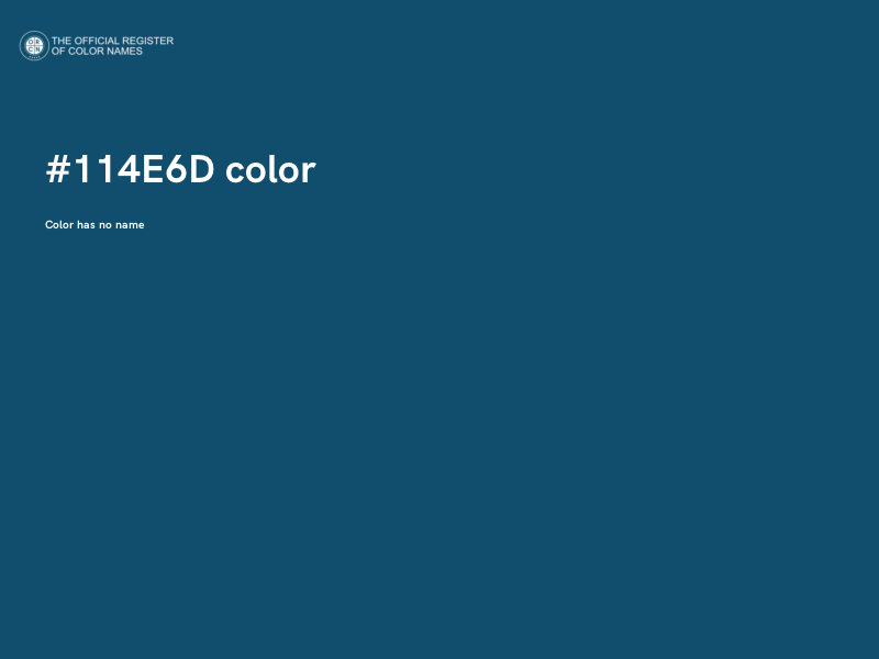 #114E6D color image