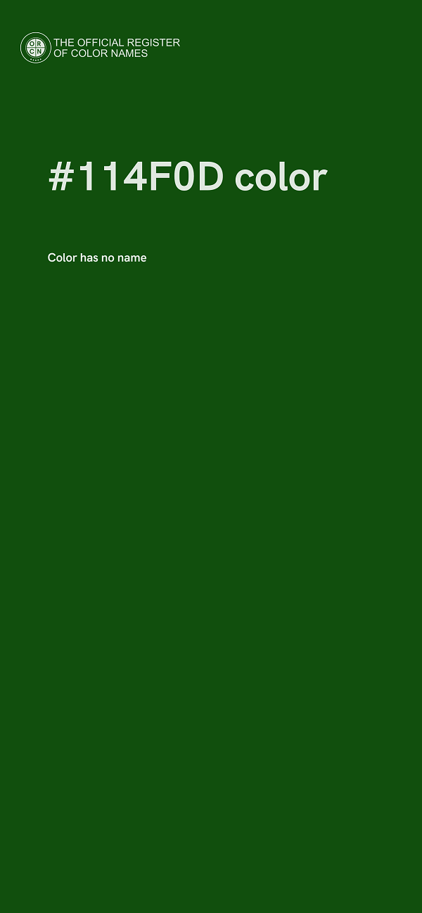 #114F0D color image