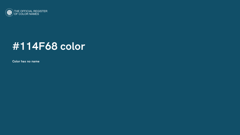 #114F68 color image