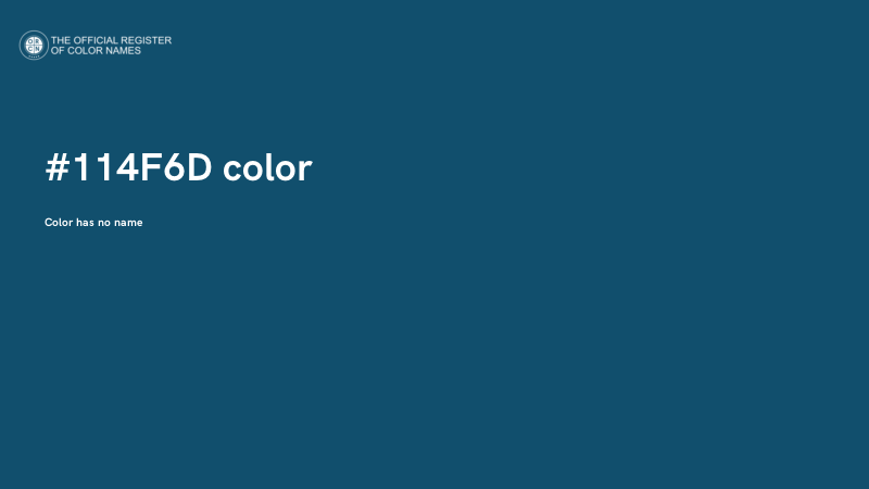 #114F6D color image