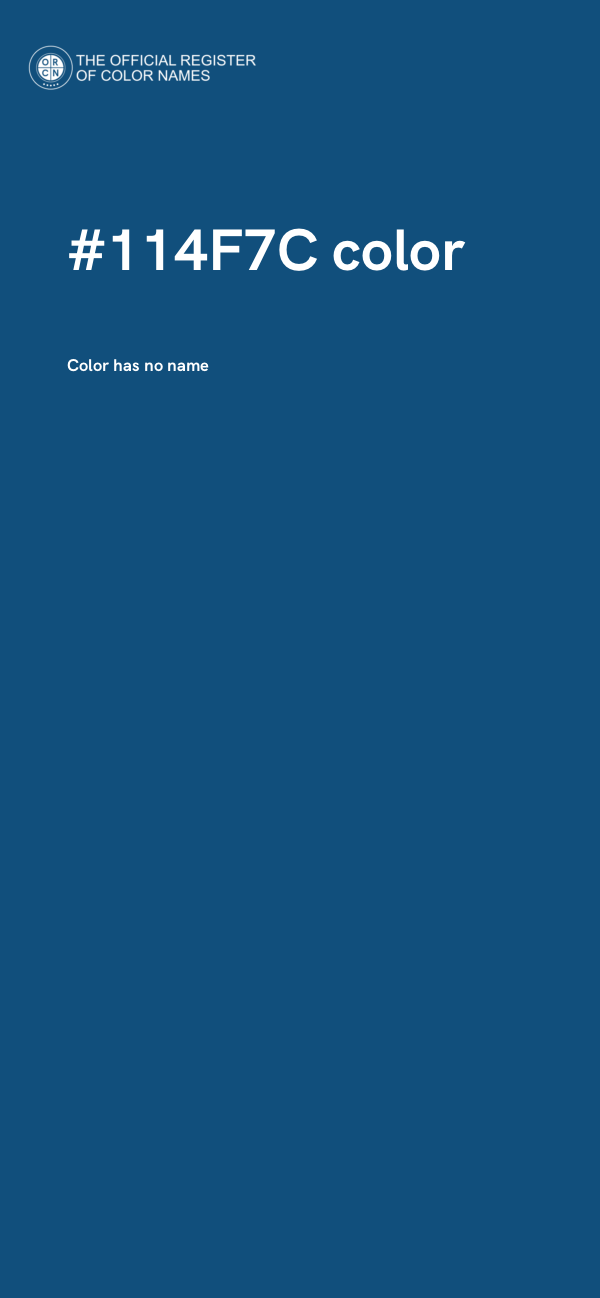 #114F7C color image