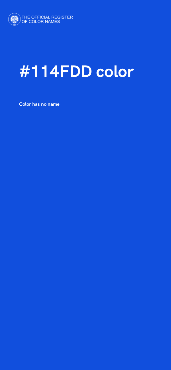 #114FDD color image